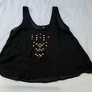 Poppy Lux // Black Swing Tank // Large